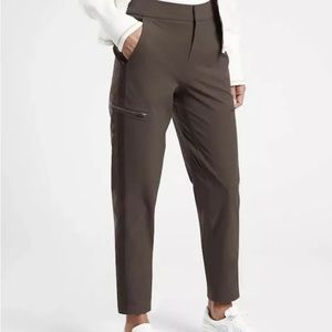 Athleta Wander Hybrid Pant Walnut Brown